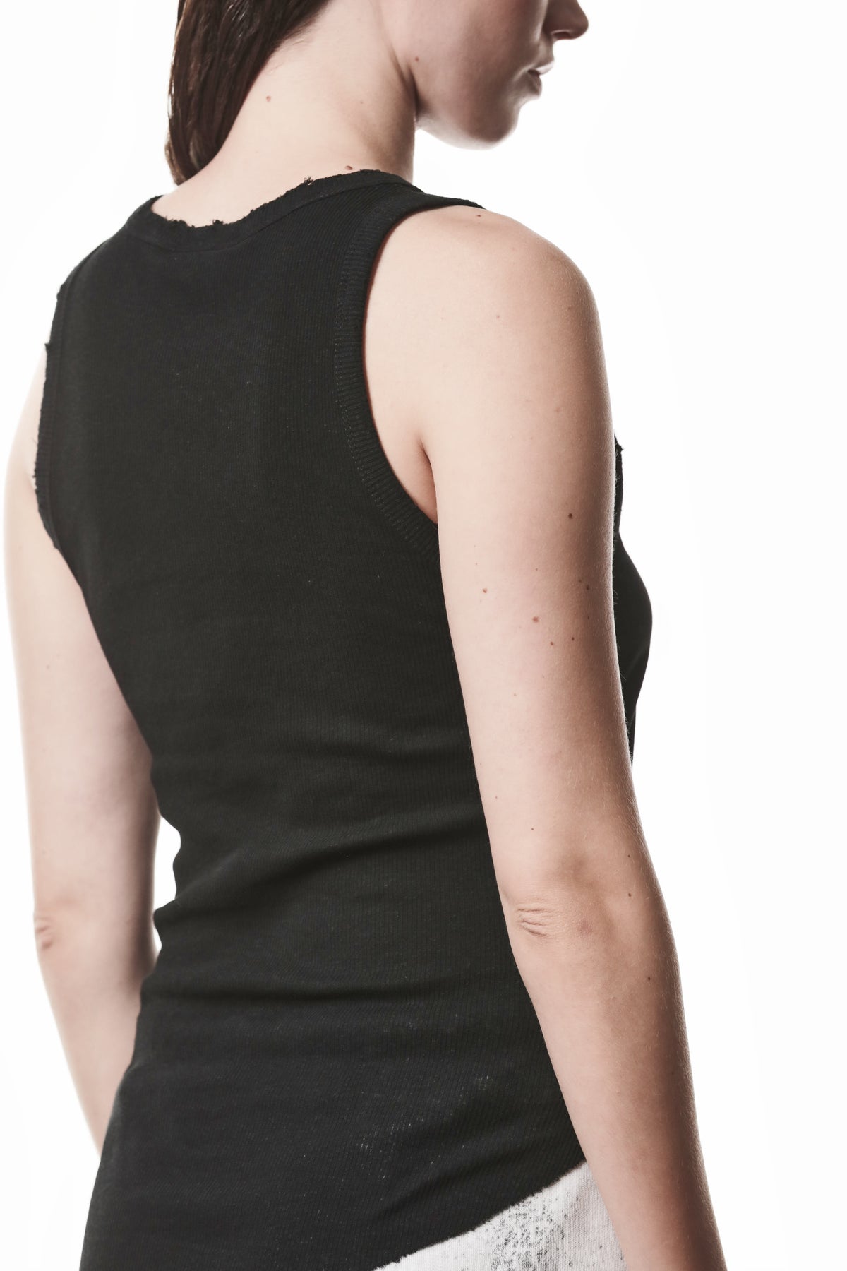 BLACK DESTROYED TANK TOP