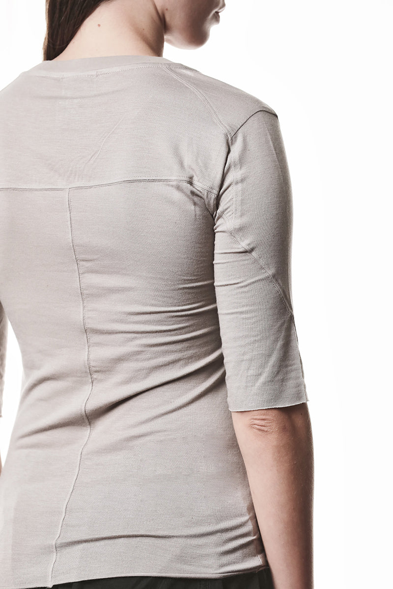 STONE HALF SLEEVES SLIM TEE