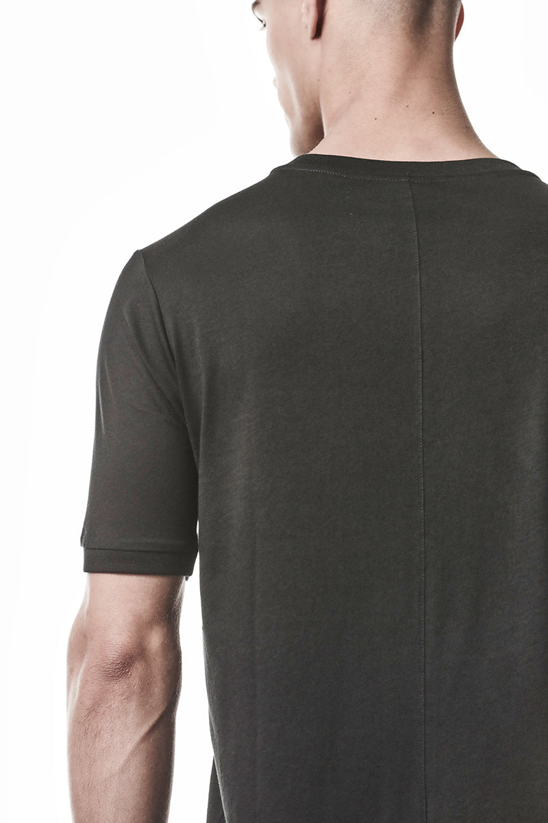 BLACK COTTON MODAL TEE