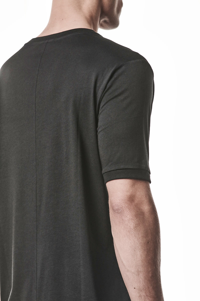 BLACK COTTON MODAL TEE