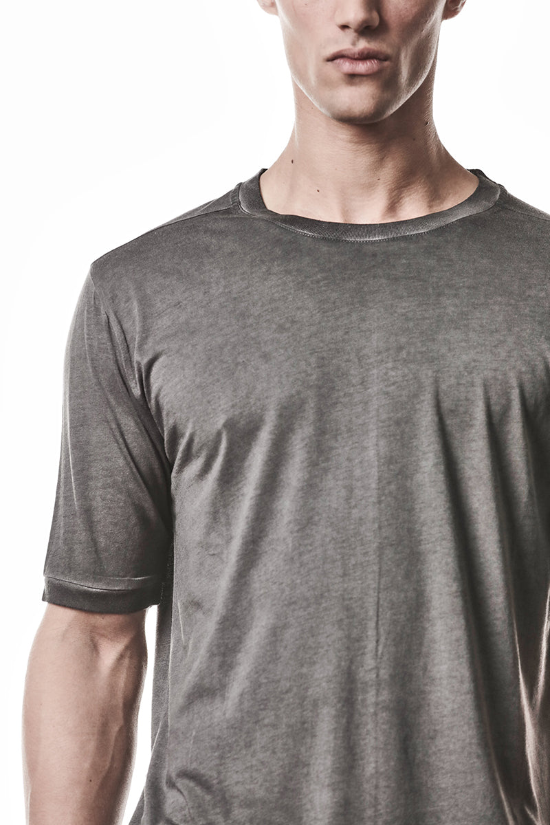 COLD DYE GREY COTTON MODAL TEE