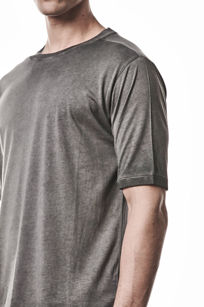 COLD DYE GREY COTTON MODAL TEE