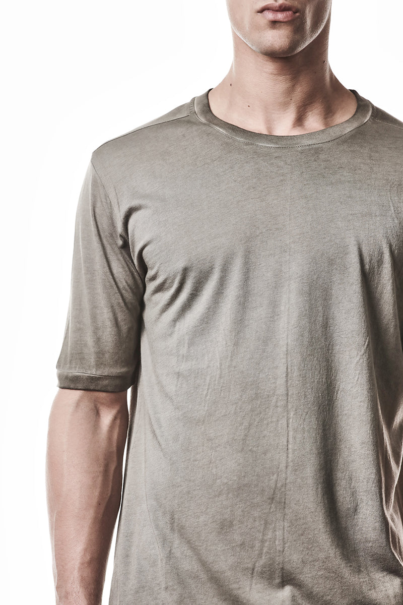 COLD DYE OLIVE COTTON MODAL TEE