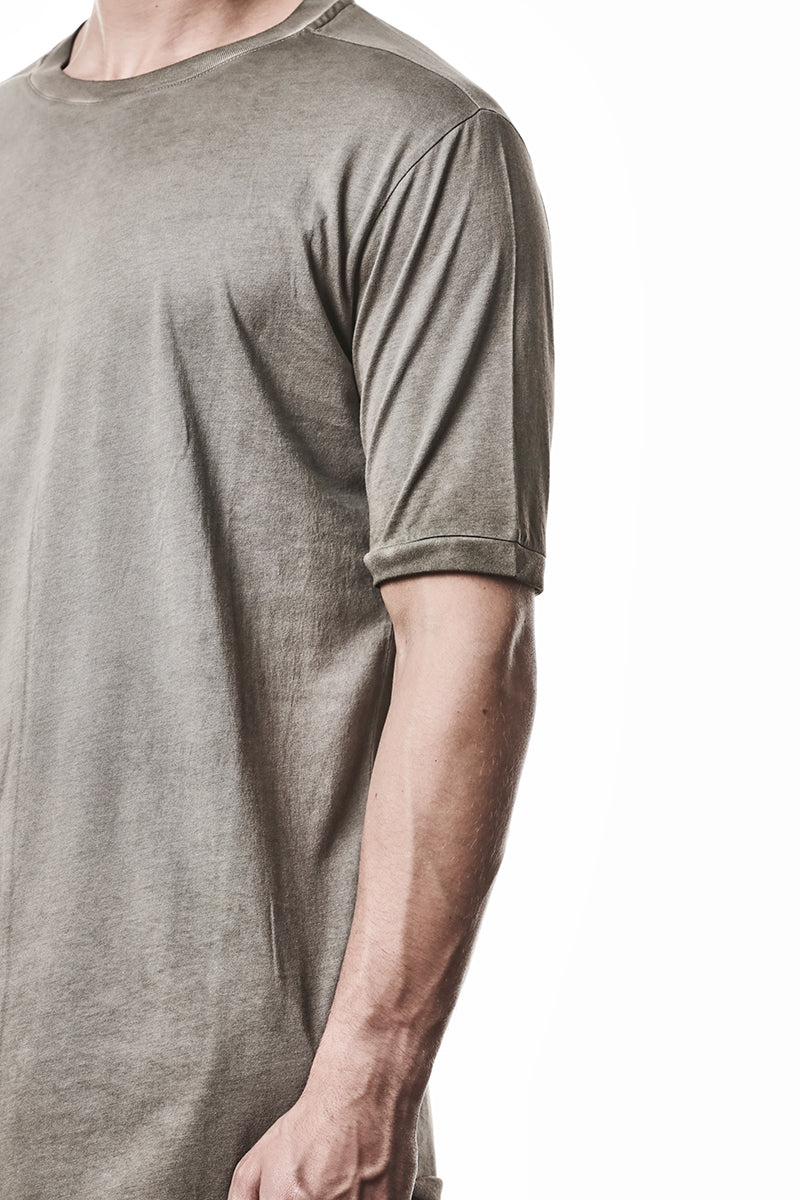COLD DYE OLIVE COTTON MODAL TEE