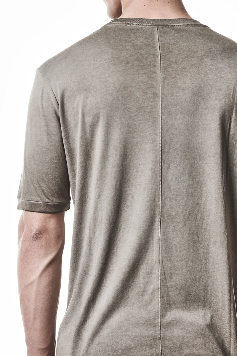 COLD DYE OLIVE COTTON MODAL TEE