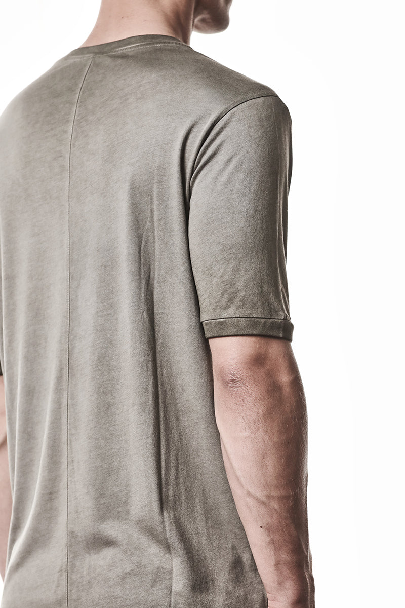 COLD DYE OLIVE COTTON MODAL TEE