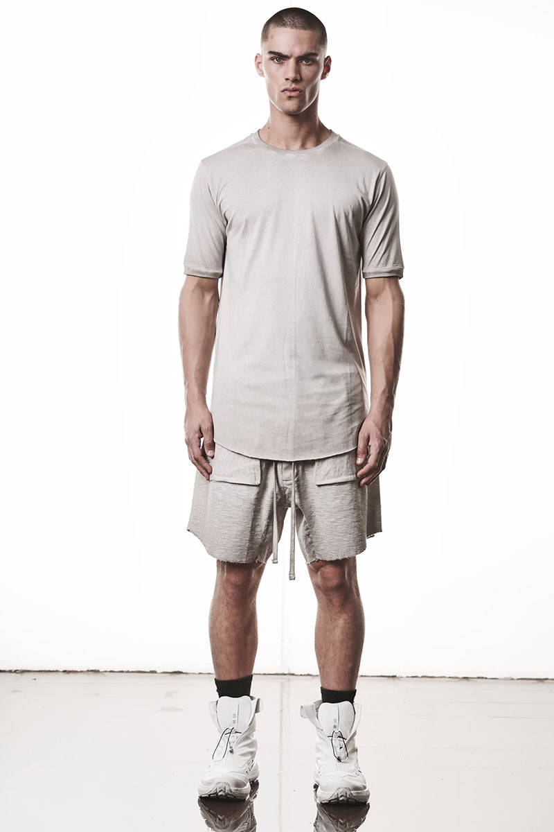 COLD DYE STONE COTTON MODAL TEE