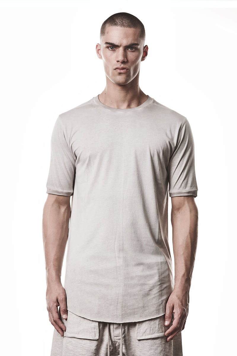 COLD DYE STONE COTTON MODAL TEE