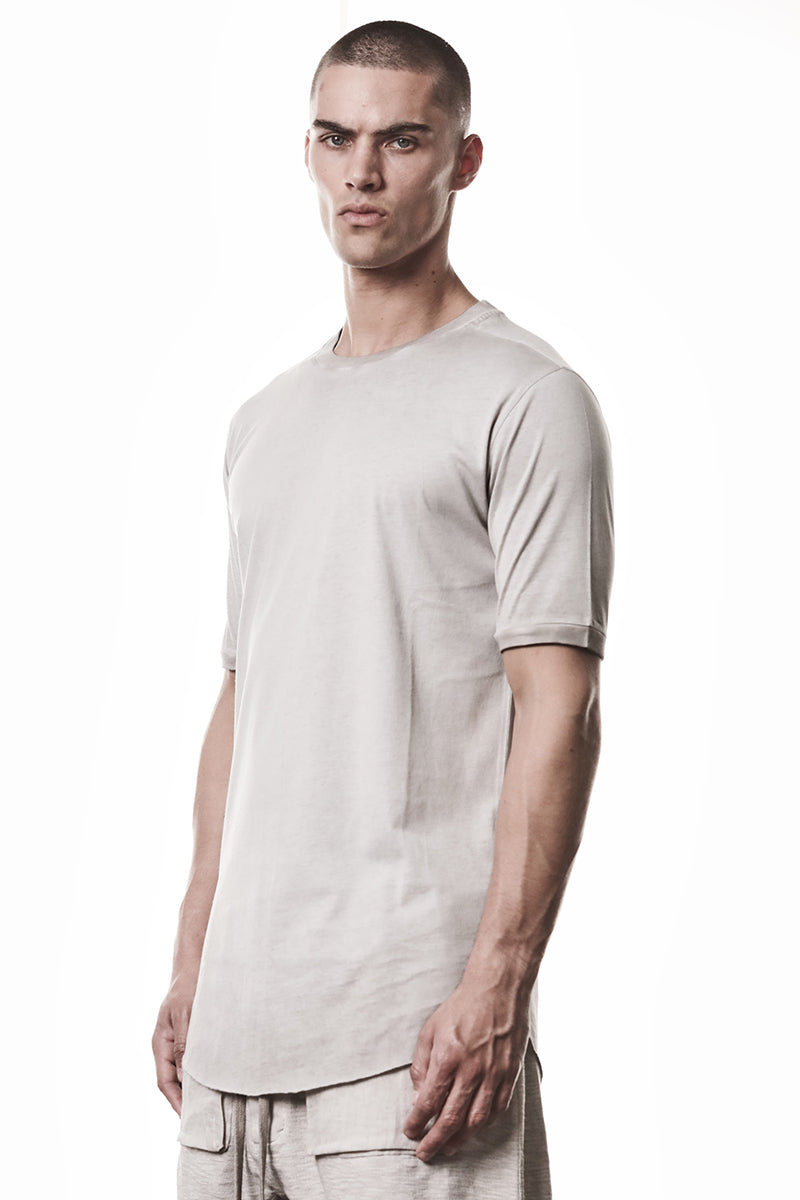 COLD DYE STONE COTTON MODAL TEE