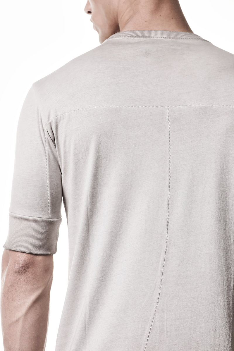 COLD DYED STONE RIB CUFFS TEE