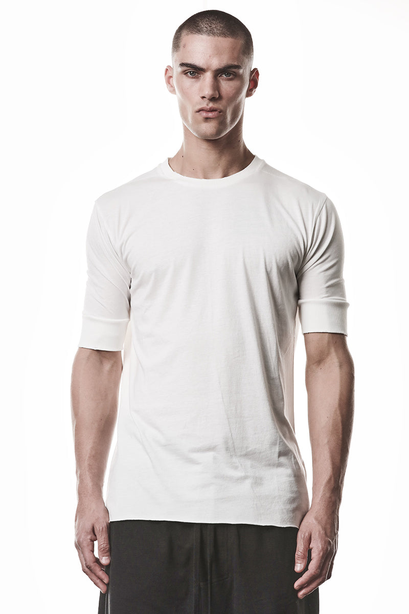 OFF WHITE RIB CUFFS TEE