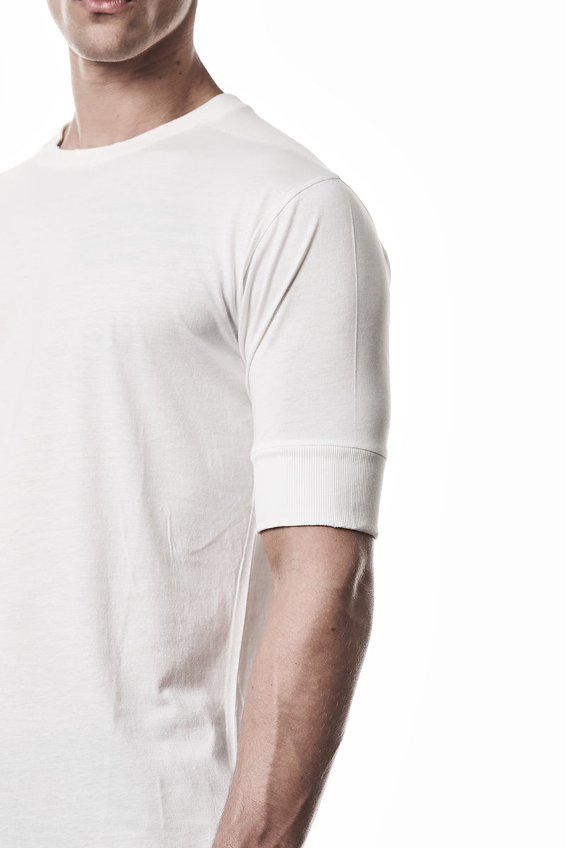 OFF WHITE RIB CUFFS TEE