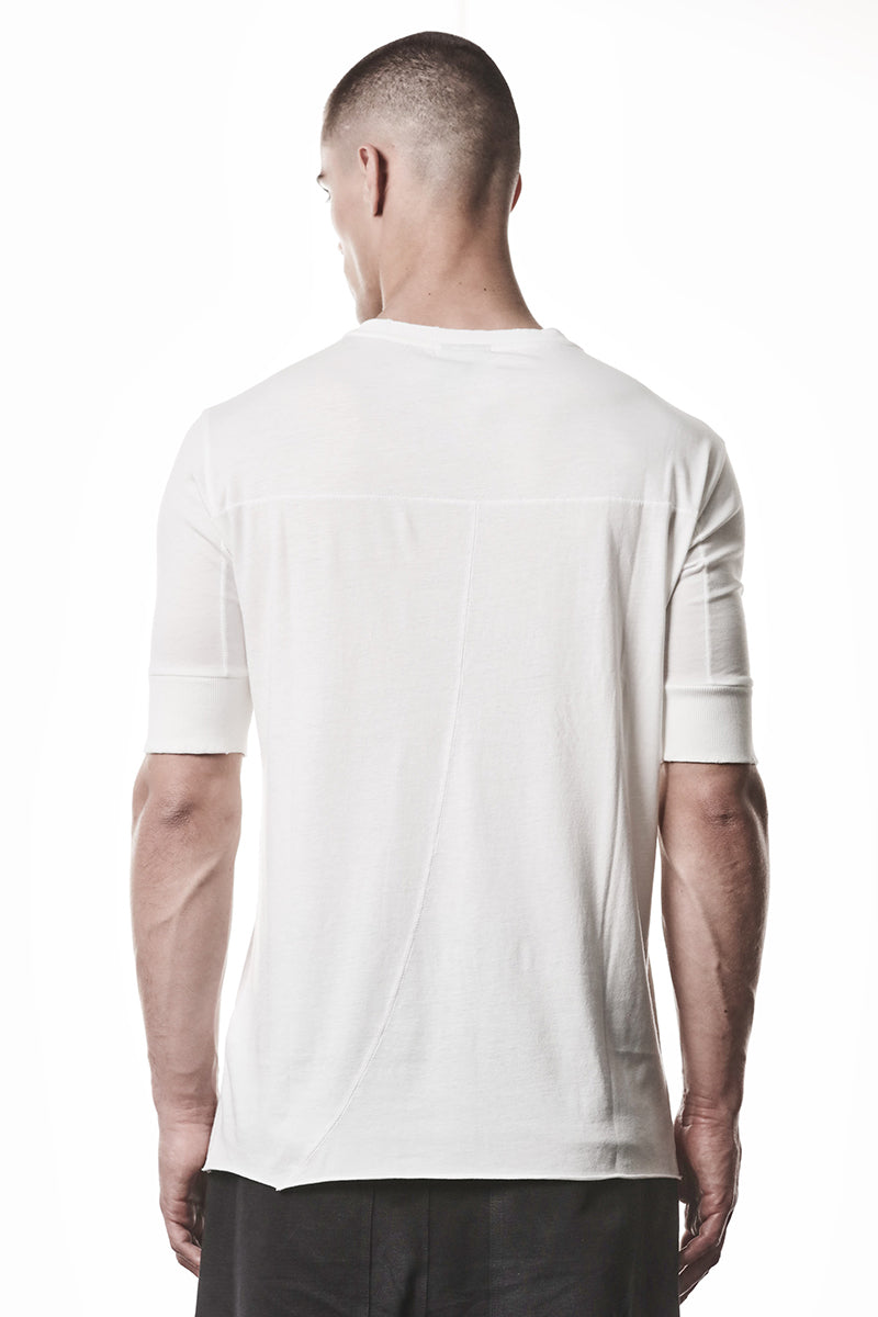 OFF WHITE RIB CUFFS TEE