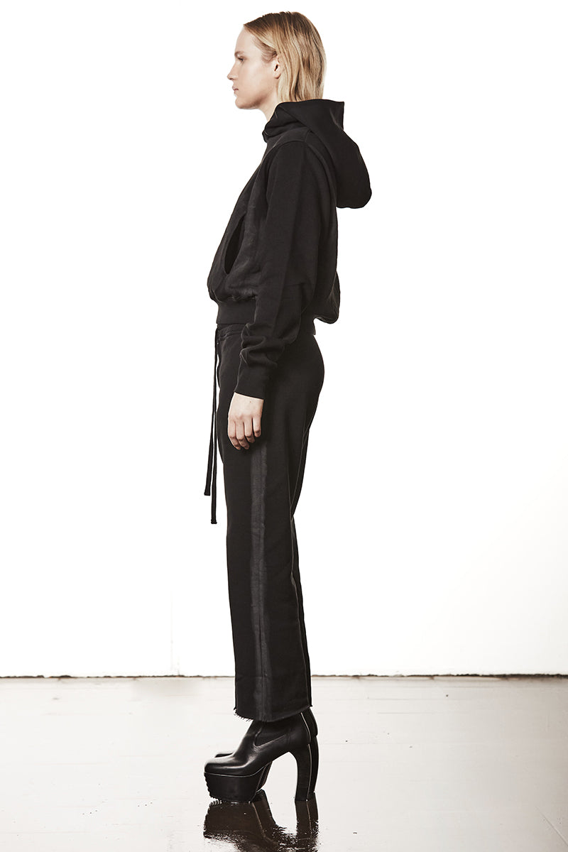 HAND PAINTED HOODED SWEATSHIRT