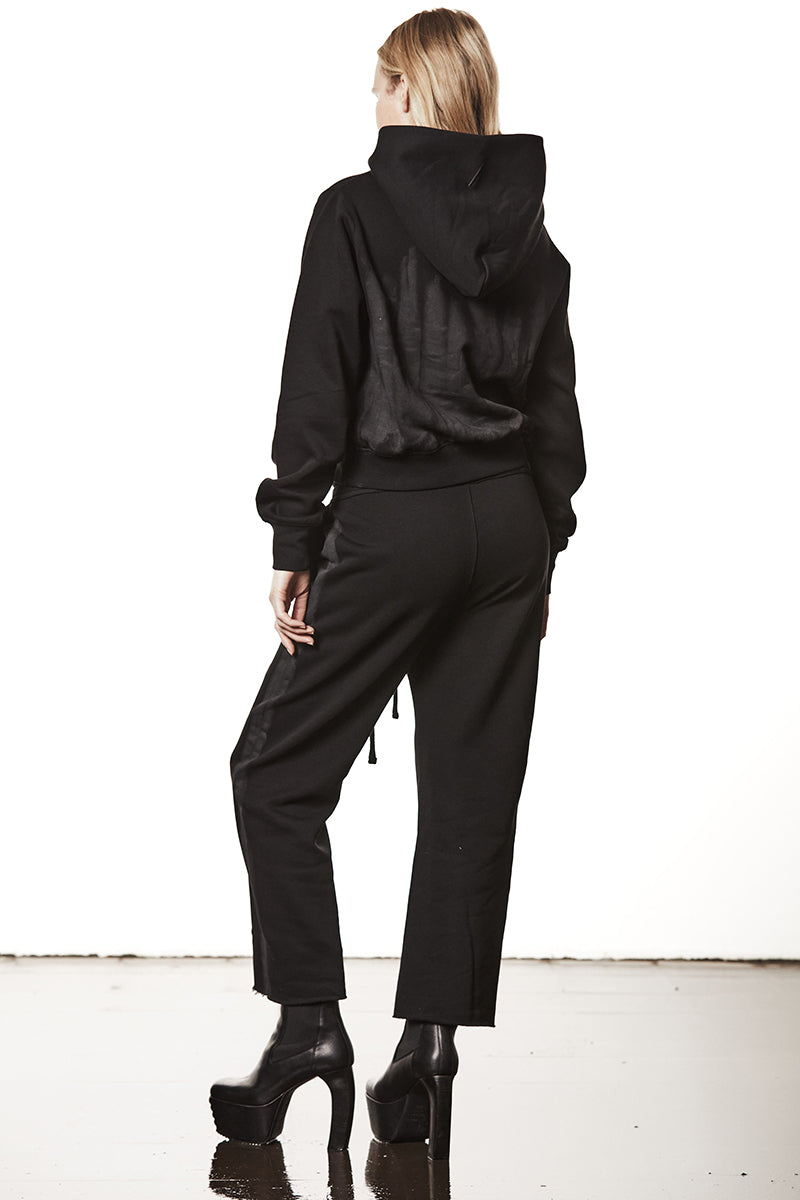 HAND PAINTED HOODED SWEATSHIRT