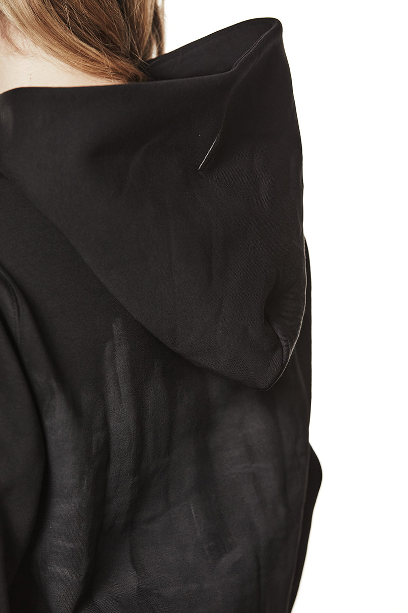 HAND PAINTED HOODED SWEATSHIRT