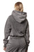 USED GREY HOODED SWEAT JACKET