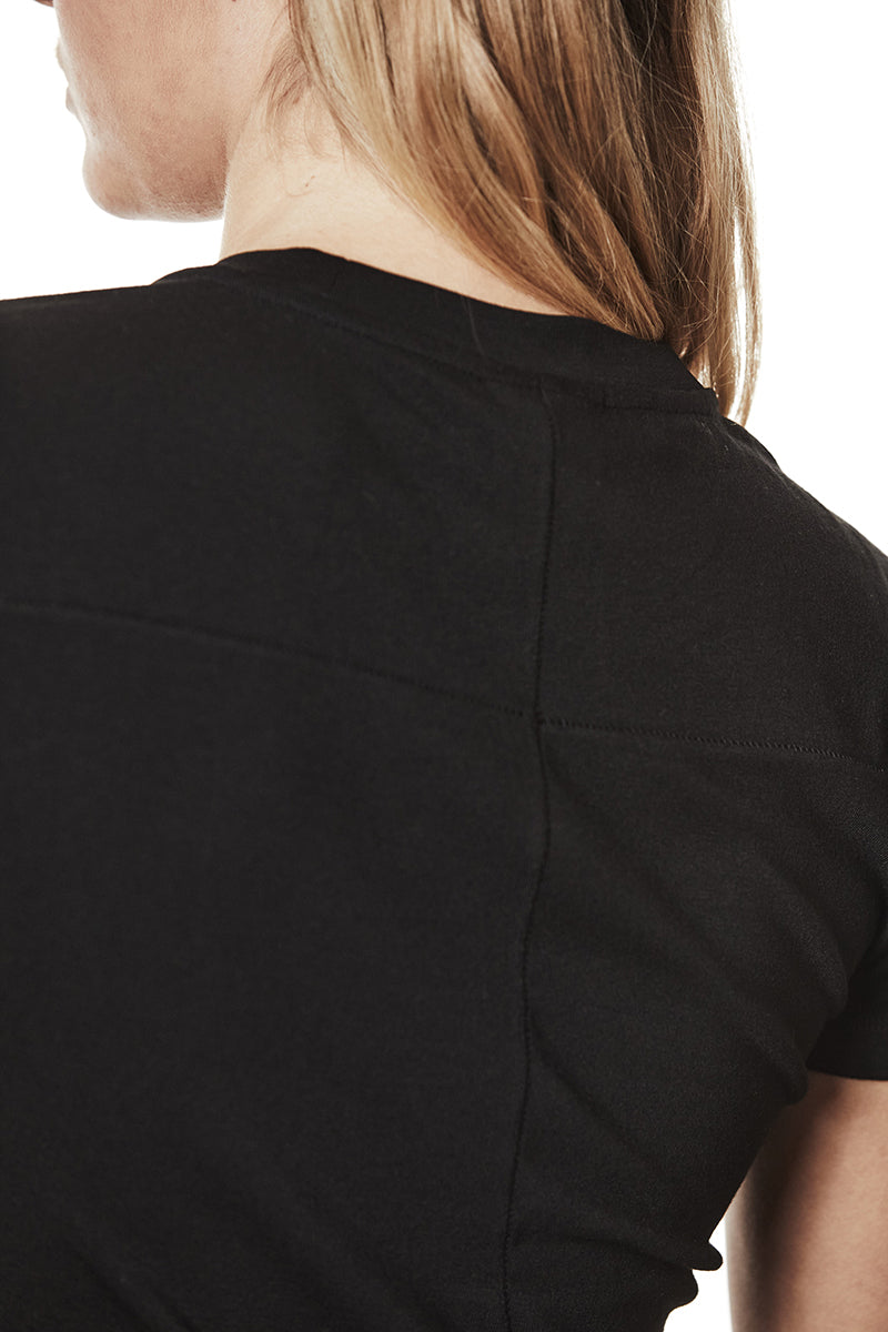 BLACK BASIC MODAL BLEND TEE