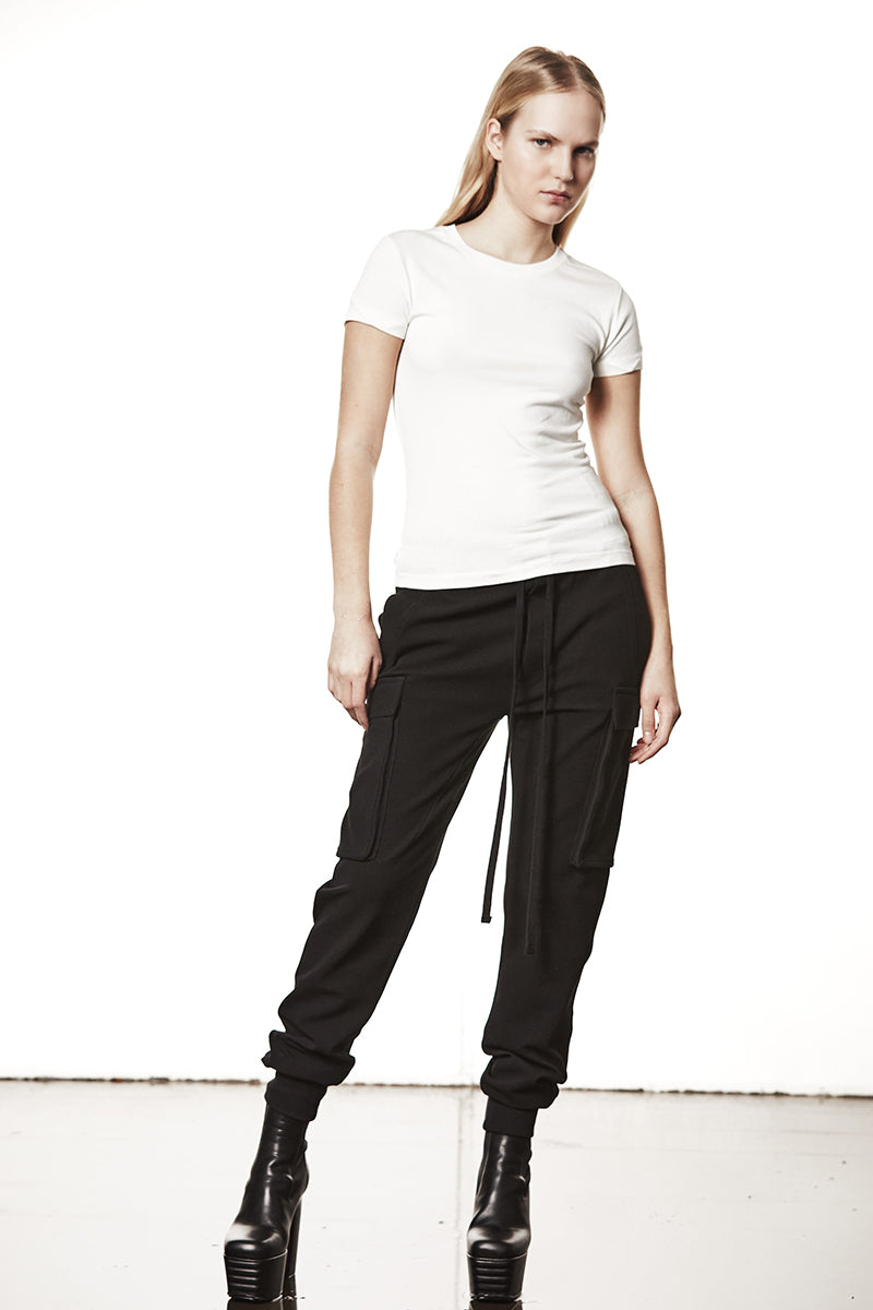 CREAM BASIC MODAL BLEND TEE