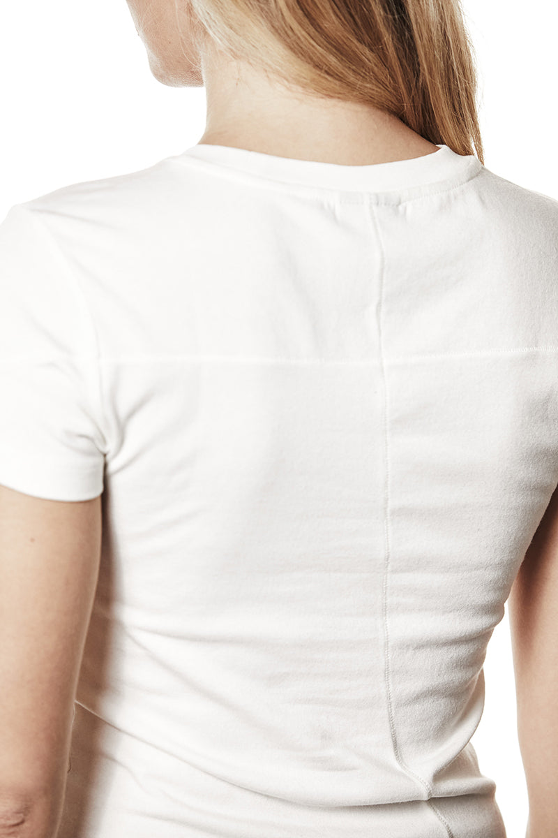 CREAM BASIC MODAL BLEND TEE