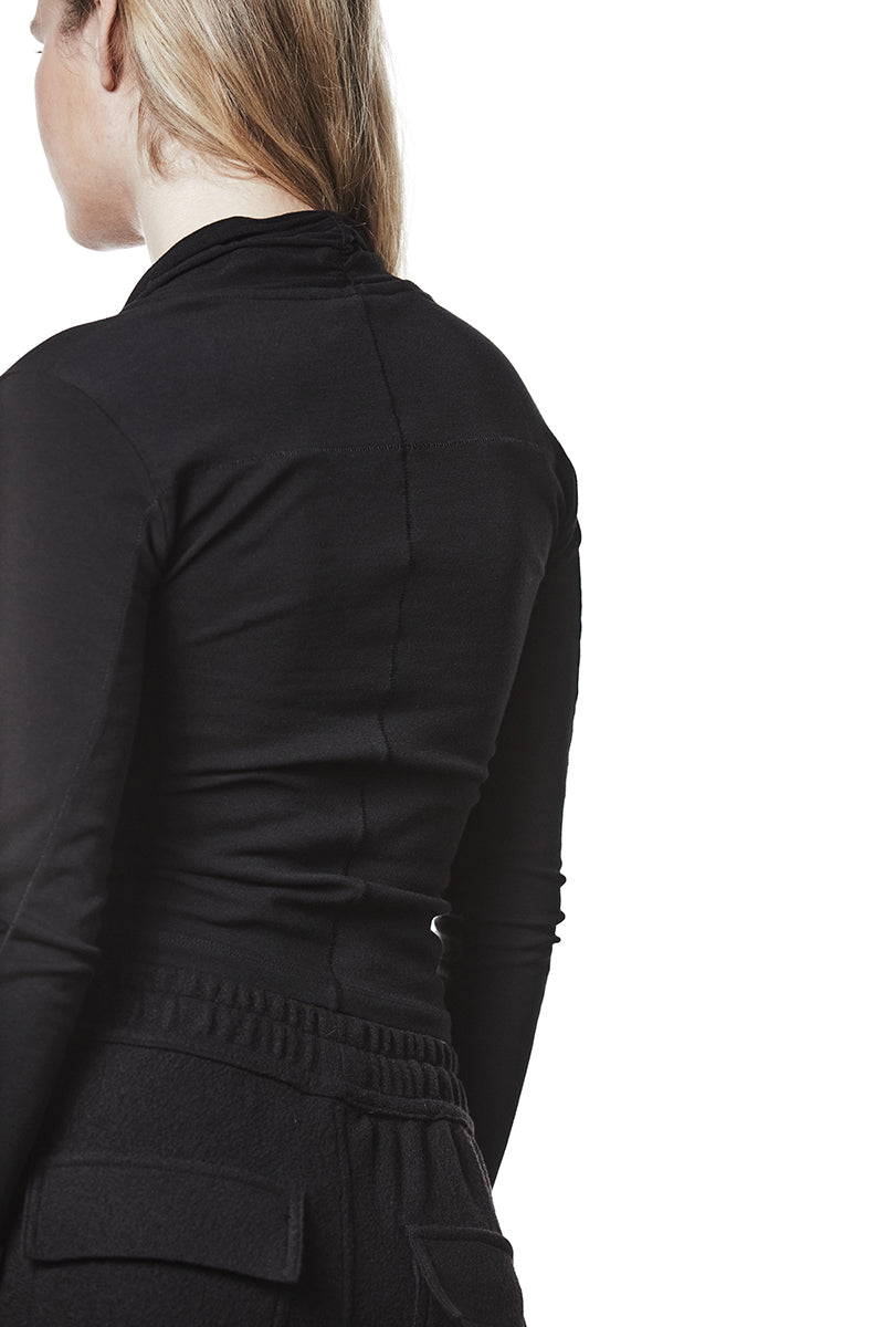 BLACK WRAPPED MATMIX TOP