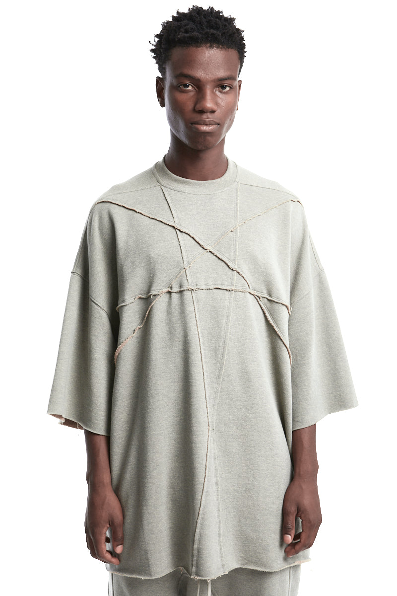 GREY MELANGE SWEAT PENTA TOMMY T