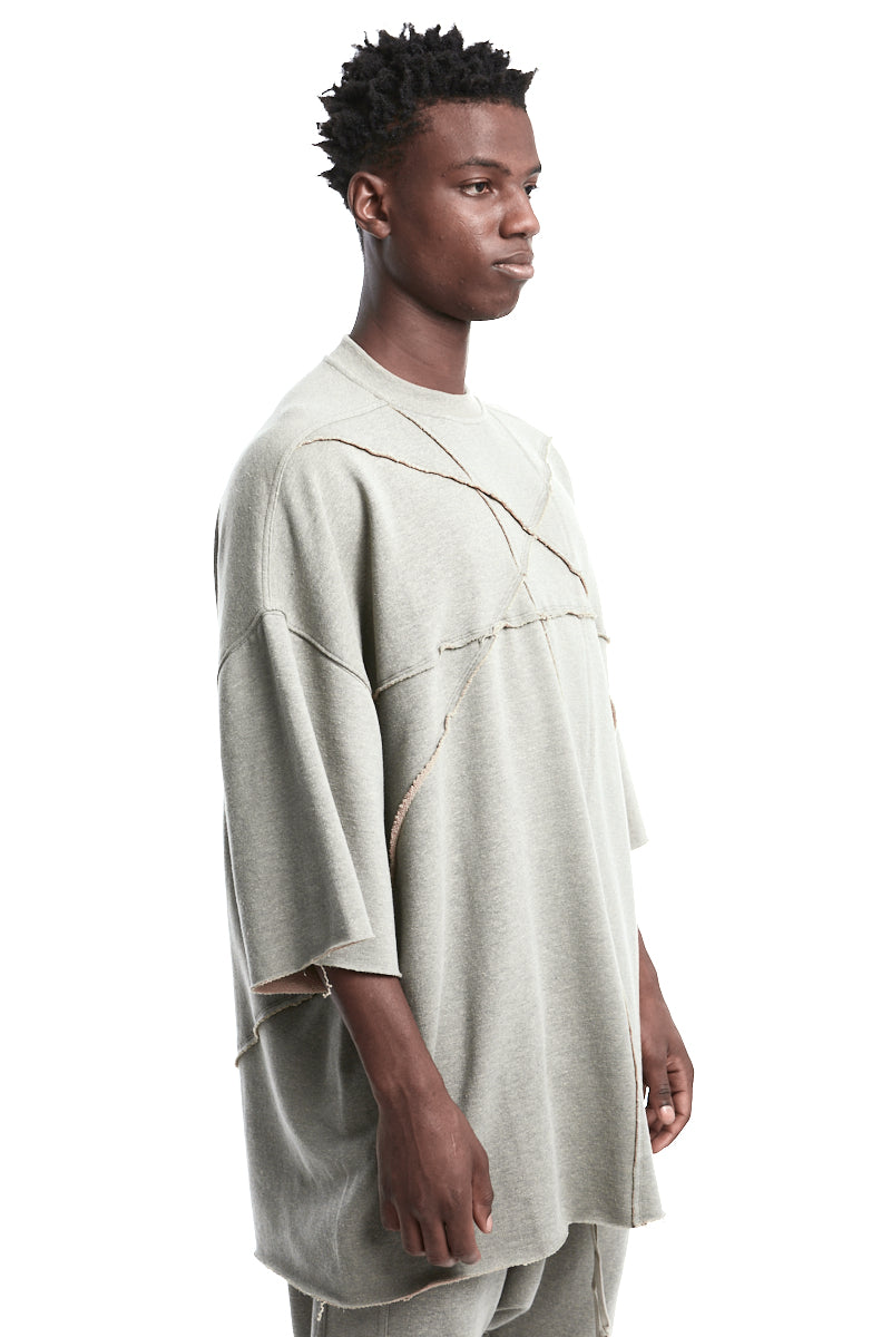 GREY MELANGE SWEAT PENTA TOMMY T