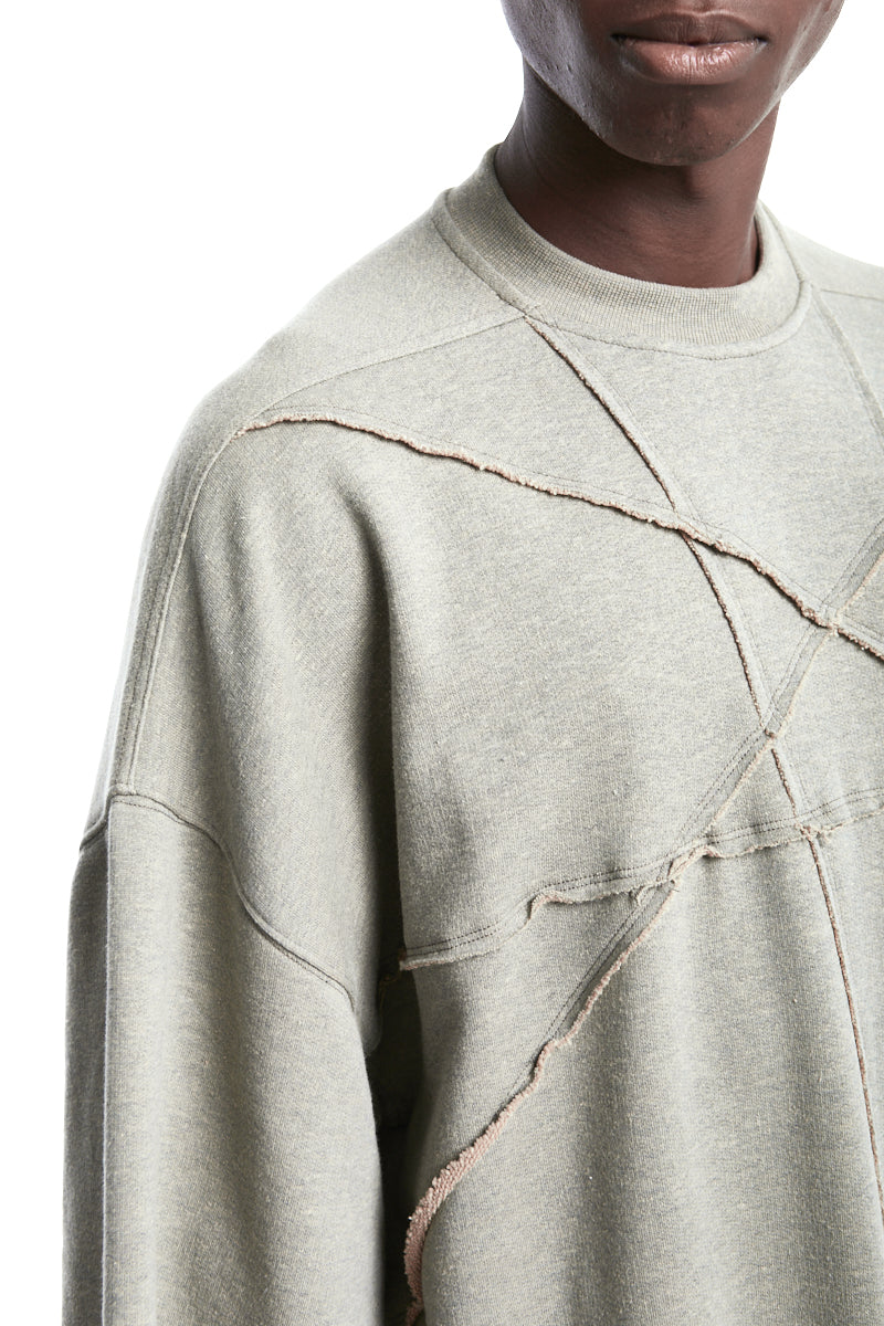 GREY MELANGE SWEAT PENTA TOMMY T