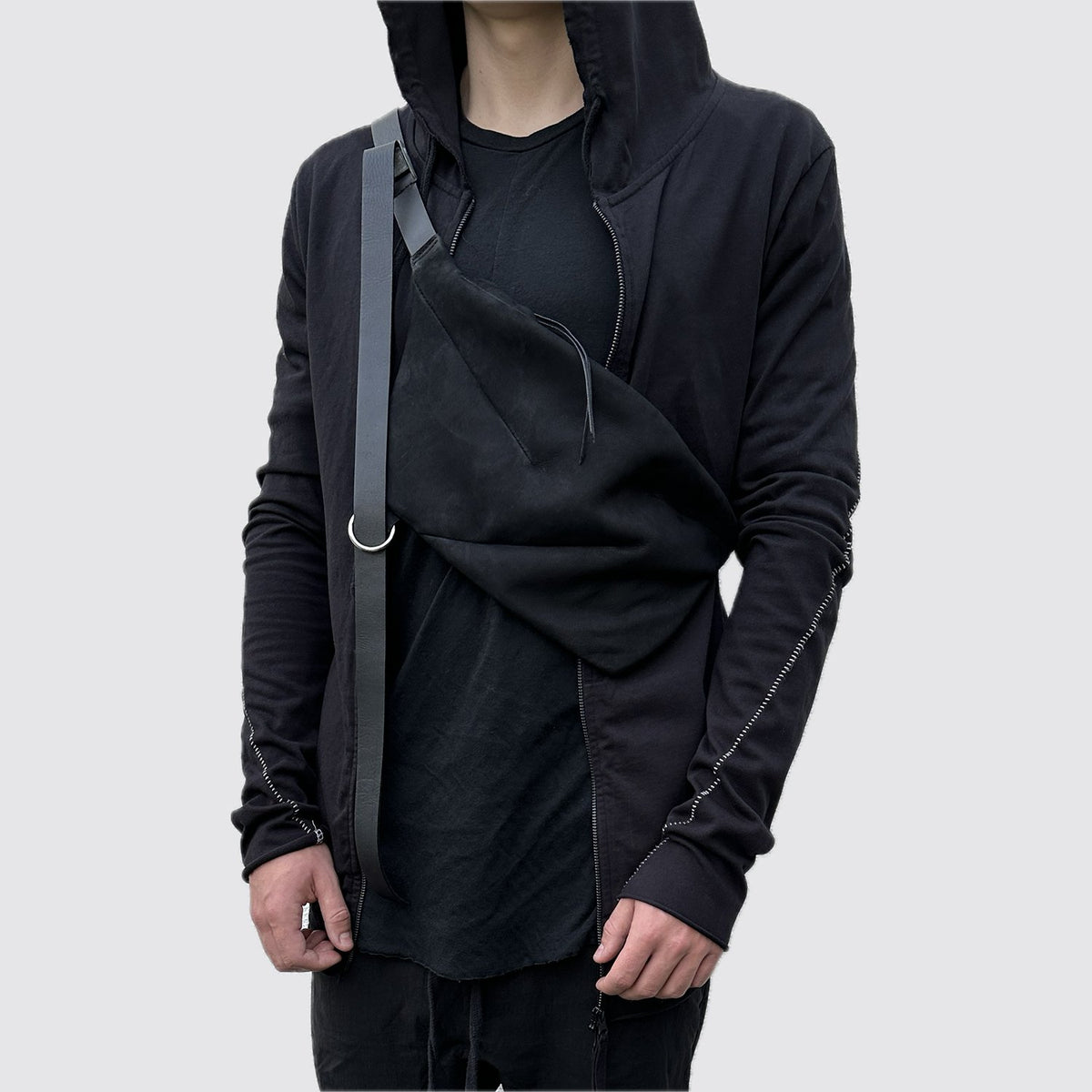 COW LEATHER FANNY PACK || 11P