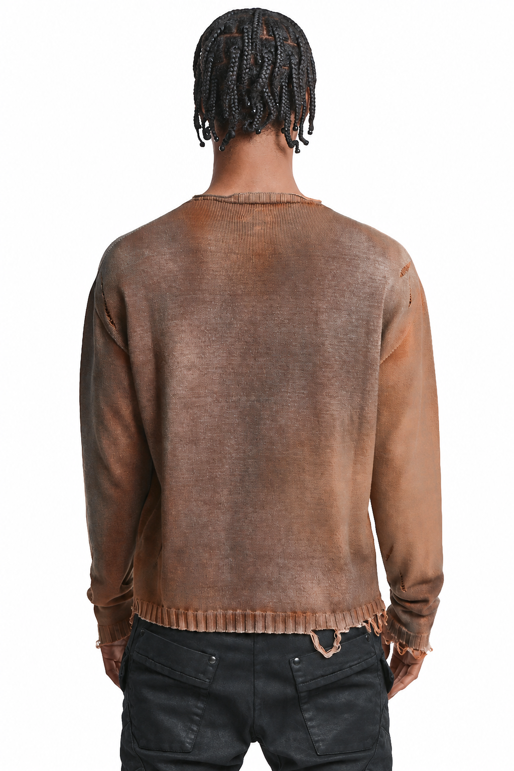 ORANGE MIST OVERSIZE KNITTED JERSEY