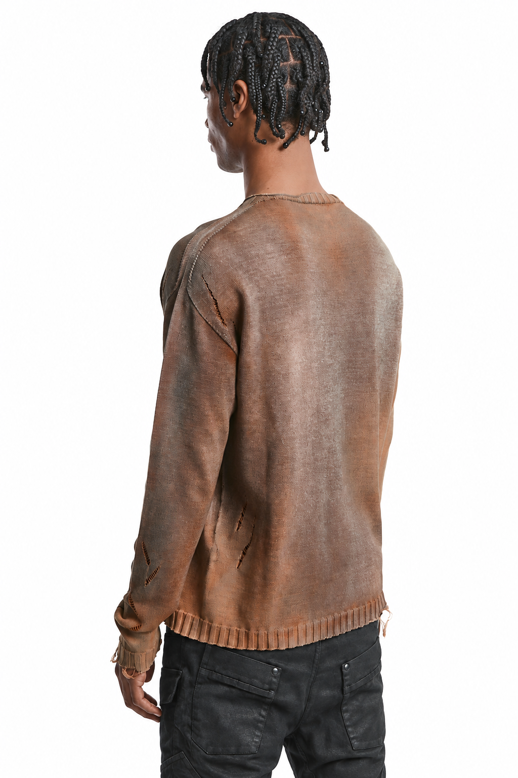 ORANGE MIST OVERSIZE KNITTED JERSEY