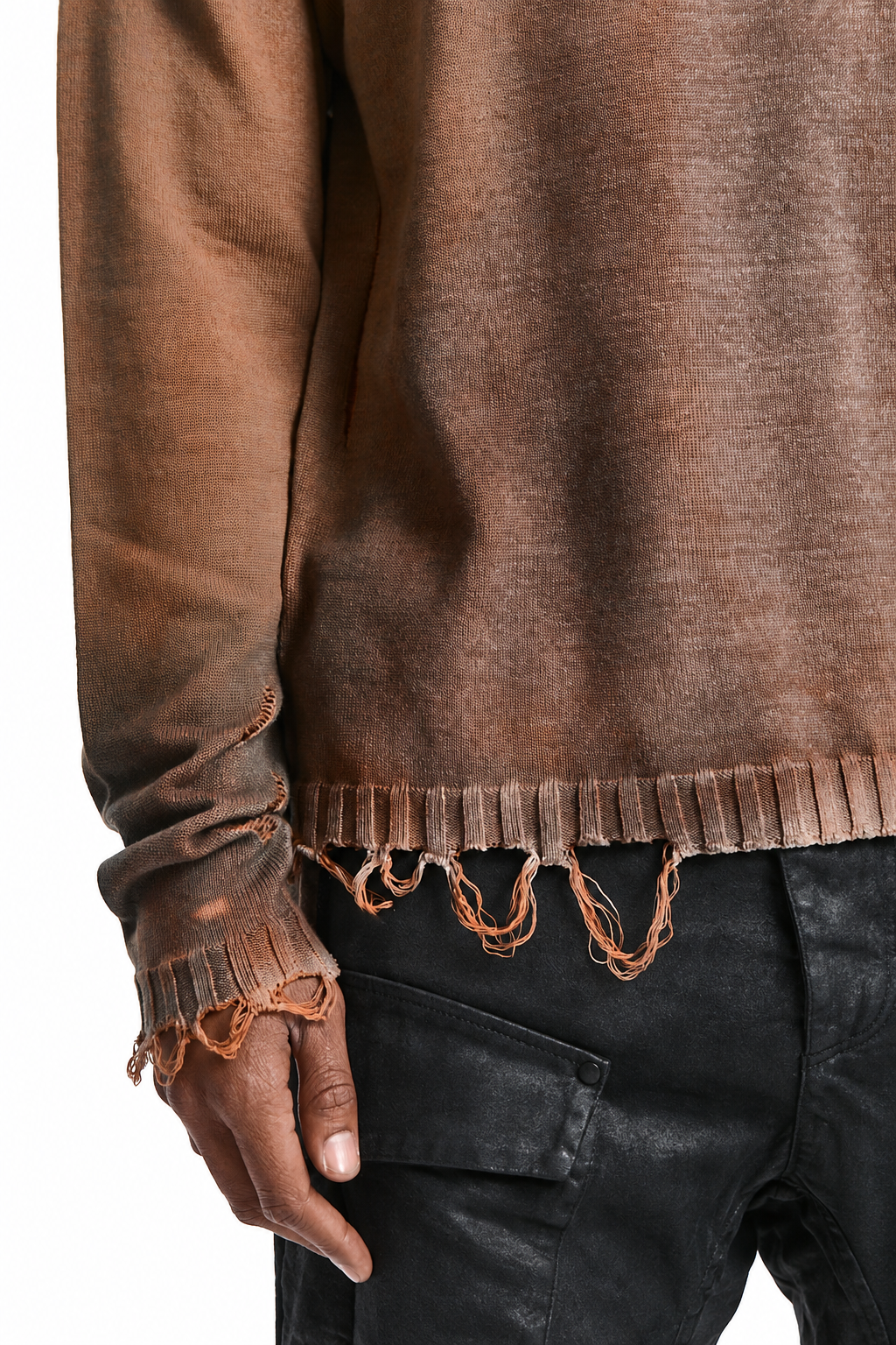 ORANGE MIST OVERSIZE KNITTED JERSEY