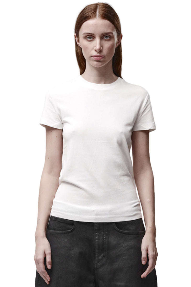 OFF WHITE TONAL STITCH JERSEY TEE