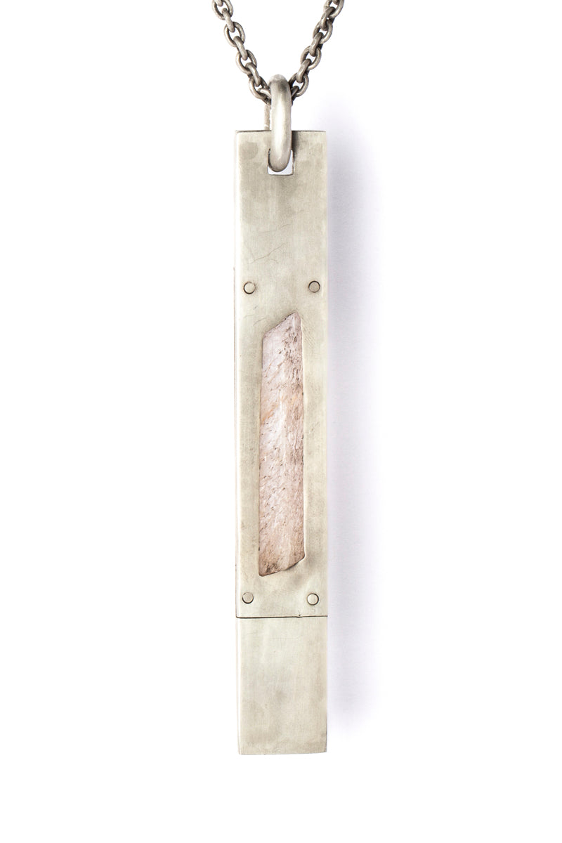 AMULET NECKLACE (KUNZITE, DA+KUN)