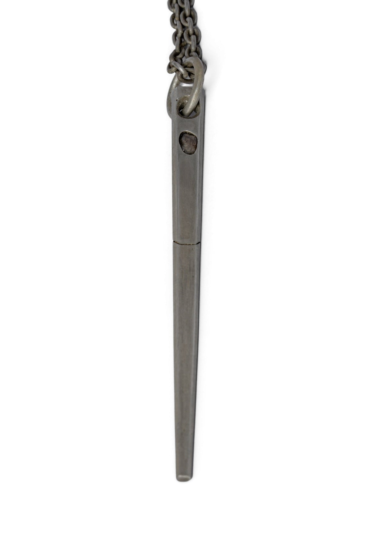 Spike Necklace (0.15 CT, Diamond Slab, DA+DIA)