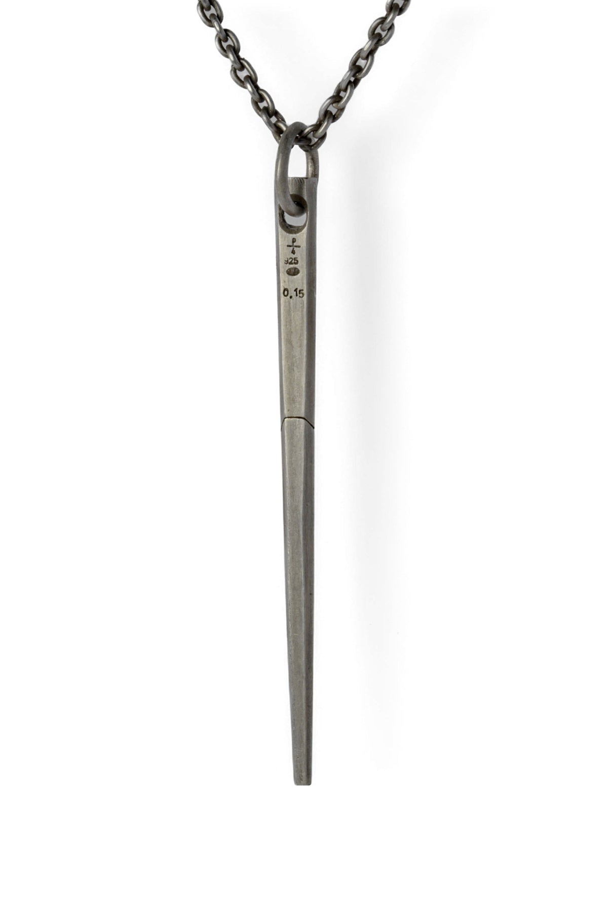 Spike Necklace (0.15 CT, Diamond Slab, DA+DIA)