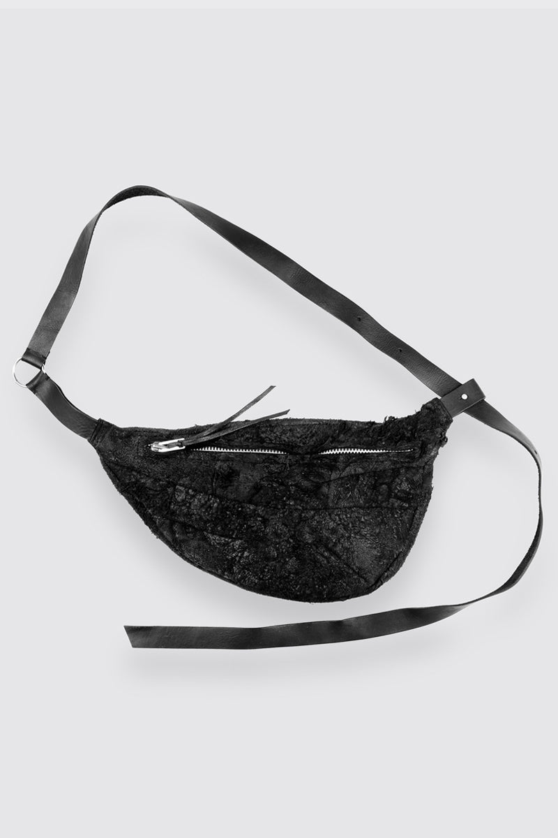 Sheep Reversed Leather Fanny Pack || 26G