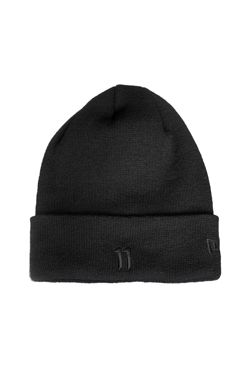 11 Logo Beanie || Black / Black