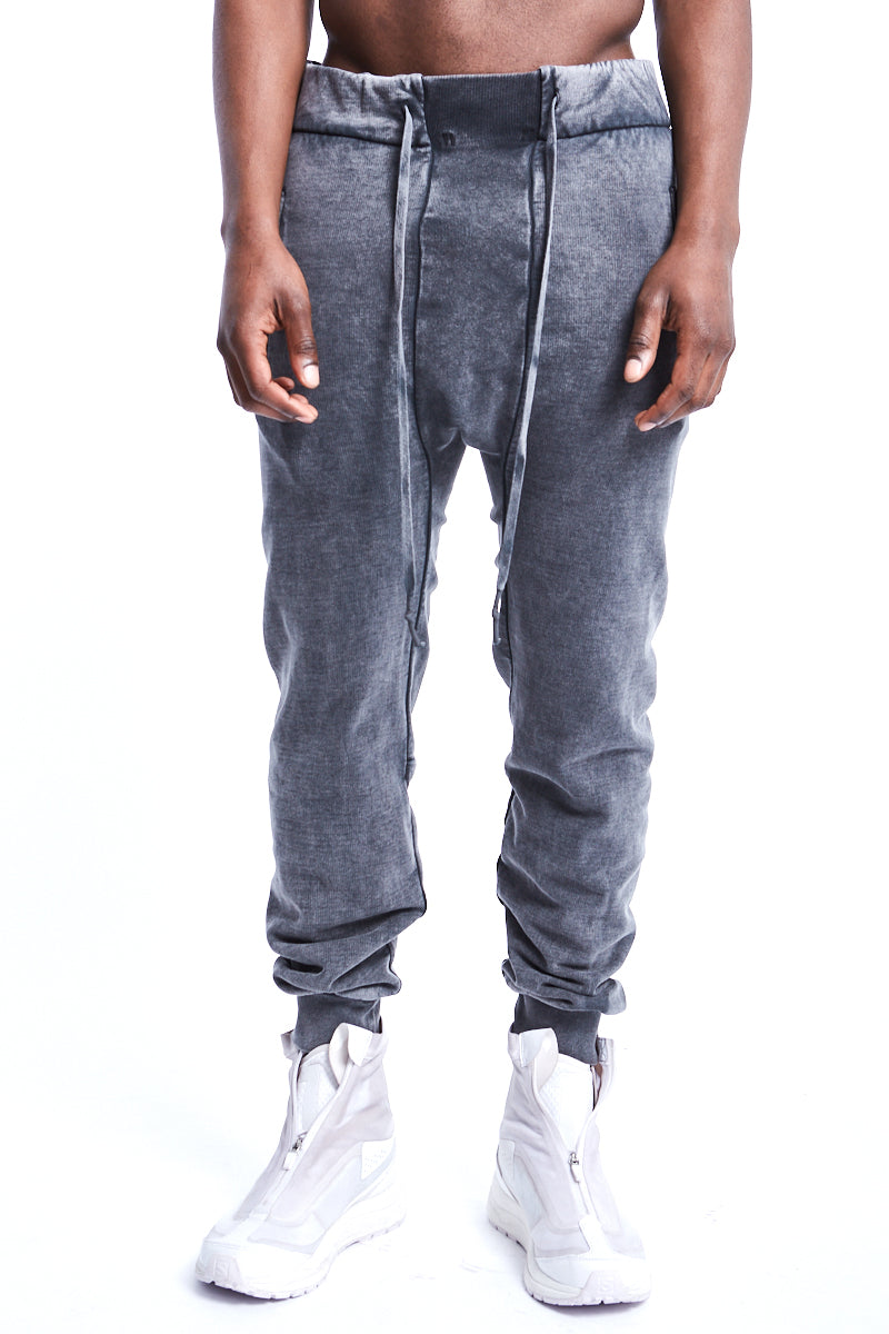 Men Drop Crotch Slim Fit Sweatpants Jogger With Mesh – Ofelya Boutique