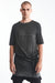 COLD DYED ANTRA DRAPED SIDE POCKET T-SHIRT