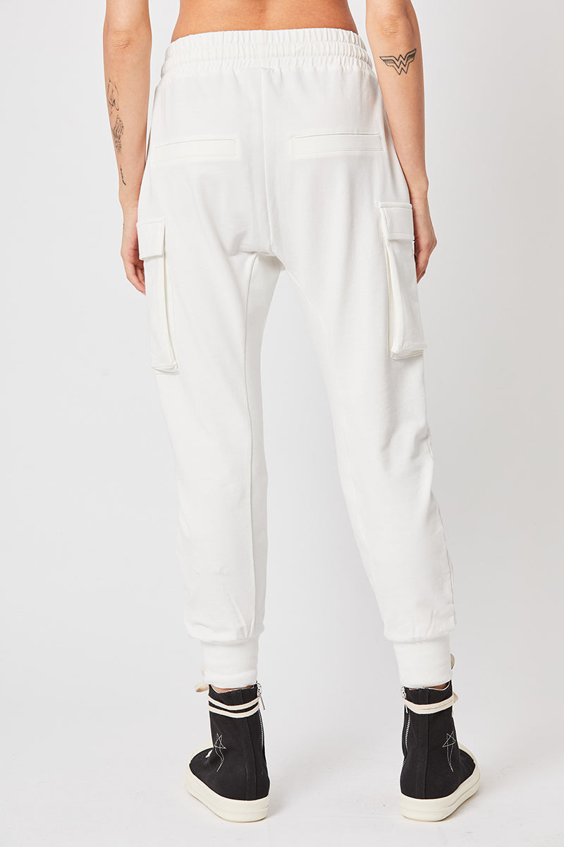 OFF WHITE CARGO SWEAT PANTS