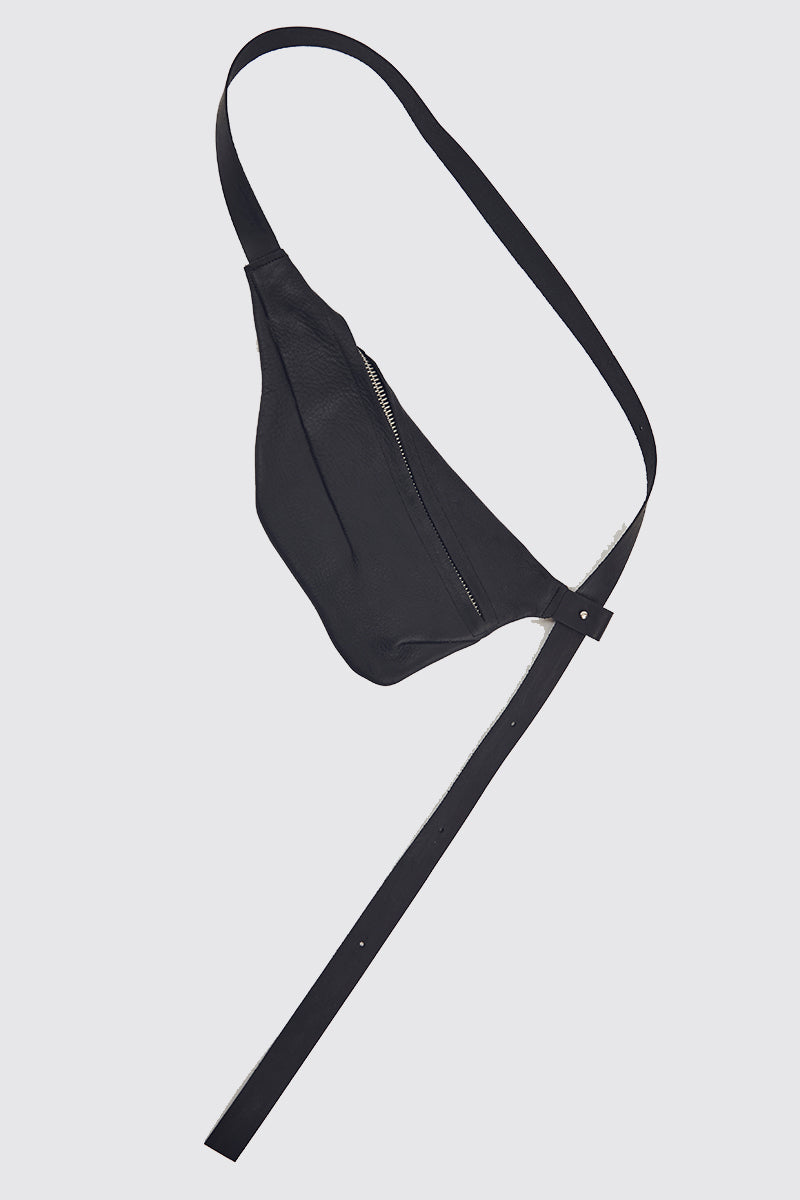 Silky Leather Fanny Pack || 10N