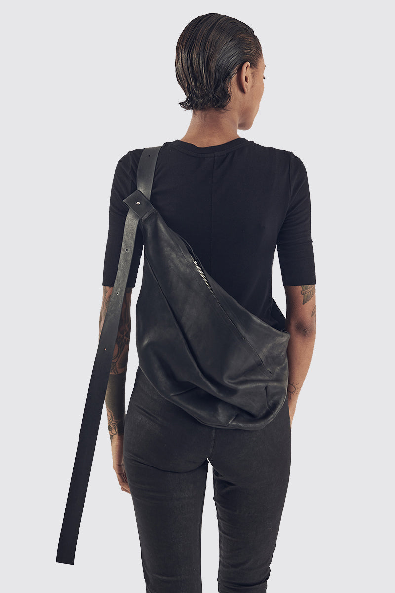 Silky Leather Fanny Pack || 12N