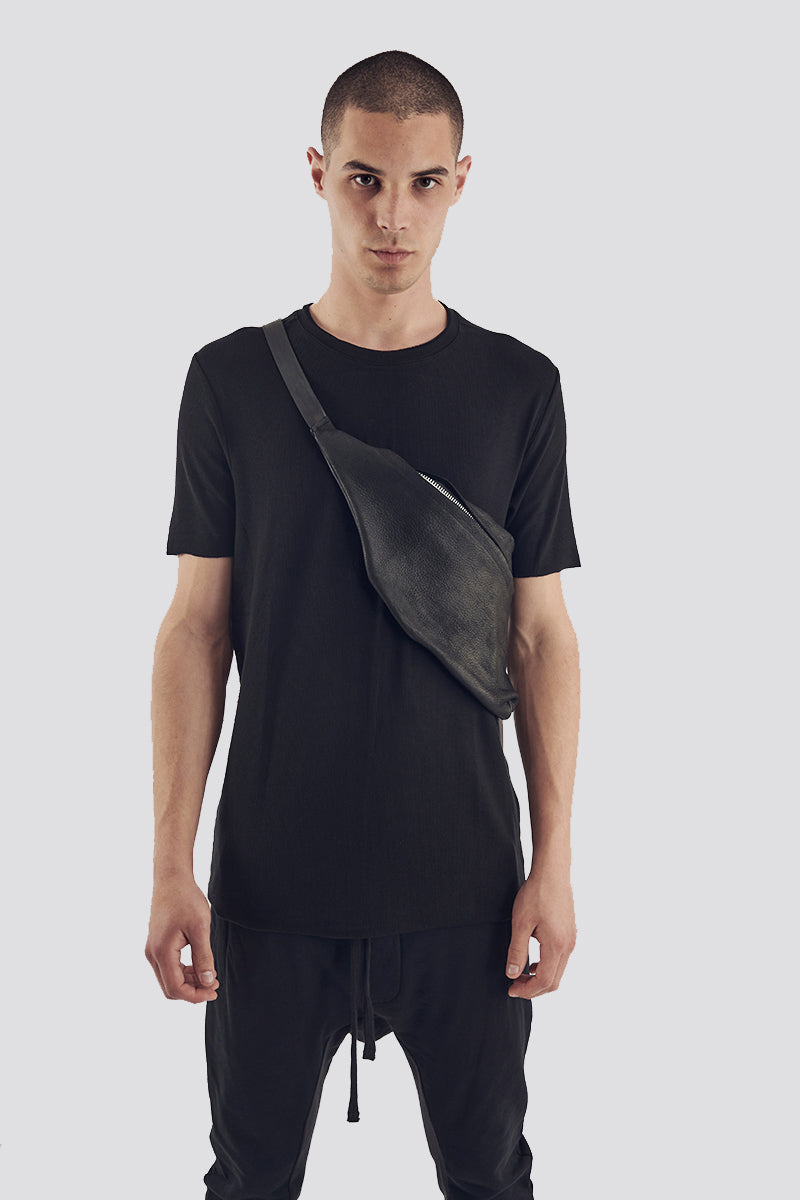 Silky Leather Fanny Pack || 3N