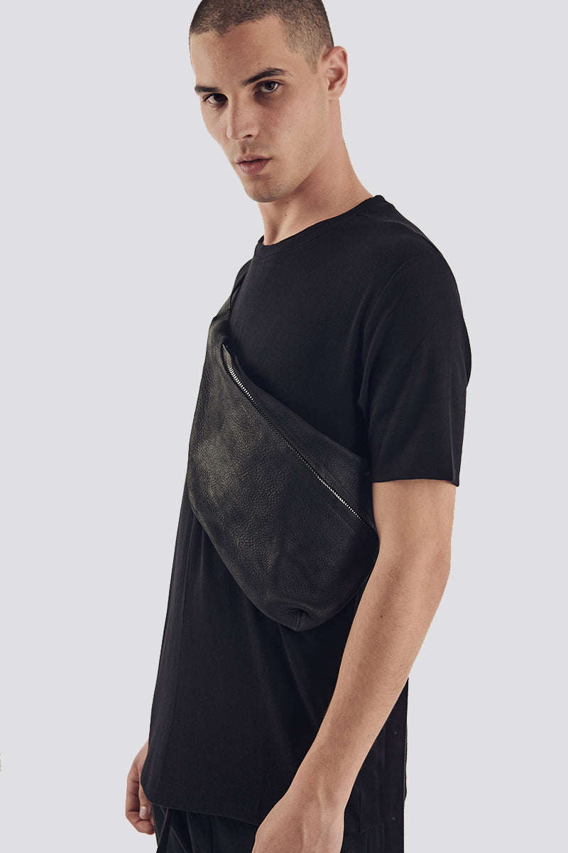 Silky Leather Fanny Pack || 3N